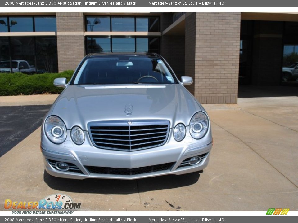 2008 Mercedes-Benz E 350 4Matic Sedan Iridium Silver Metallic / Black Photo #19