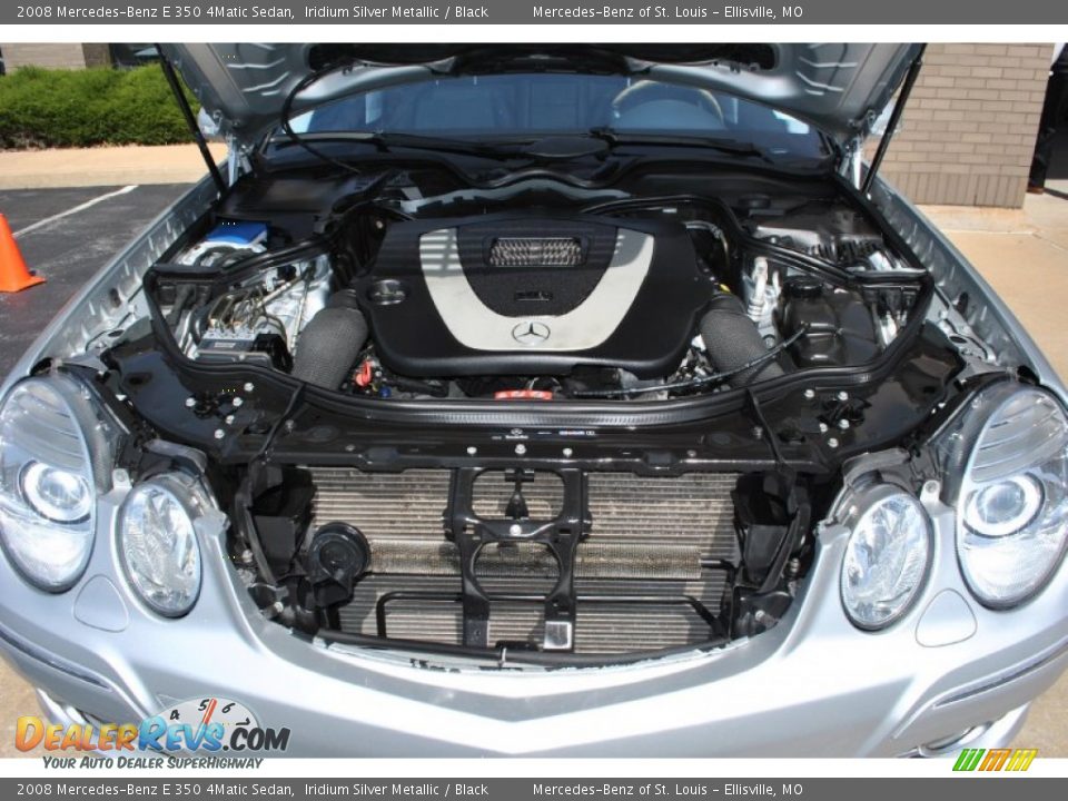 2008 Mercedes-Benz E 350 4Matic Sedan Iridium Silver Metallic / Black Photo #20