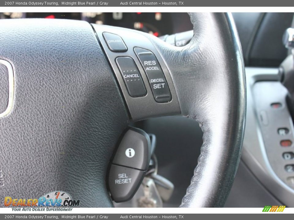 2007 Honda Odyssey Touring Midnight Blue Pearl / Gray Photo #30