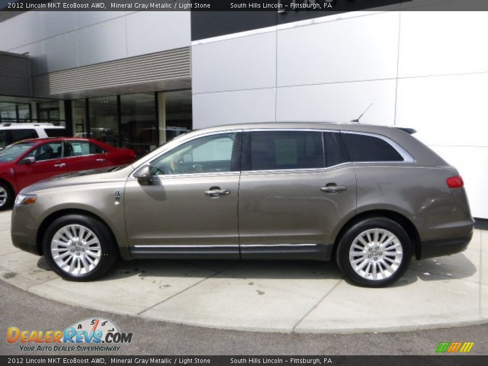 Mineral Gray Metallic 2012 Lincoln MKT EcoBoost AWD Photo #2