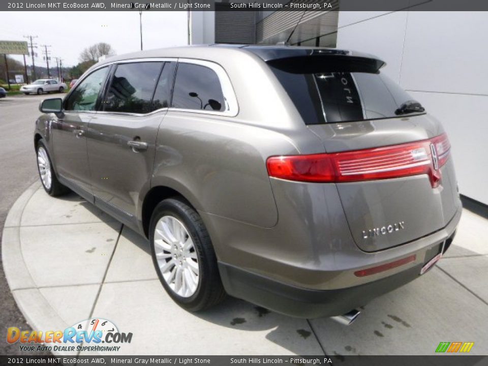 2012 Lincoln MKT EcoBoost AWD Mineral Gray Metallic / Light Stone Photo #3