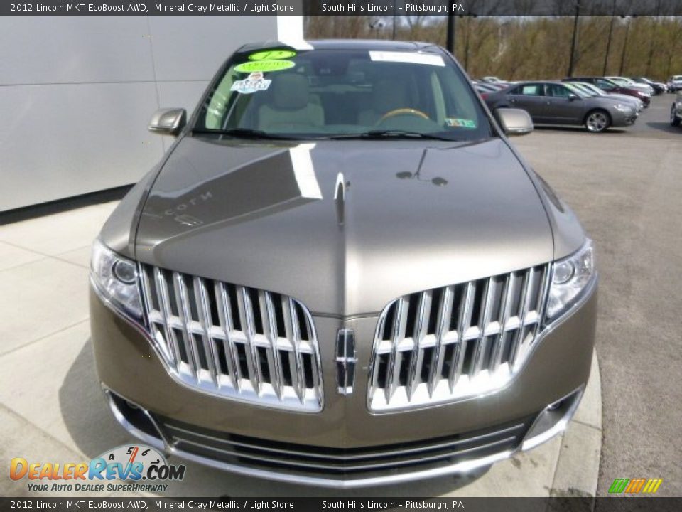 2012 Lincoln MKT EcoBoost AWD Mineral Gray Metallic / Light Stone Photo #8