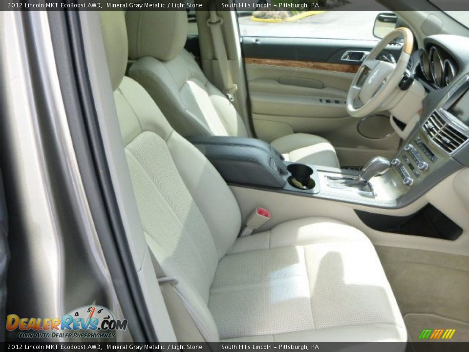 2012 Lincoln MKT EcoBoost AWD Mineral Gray Metallic / Light Stone Photo #10