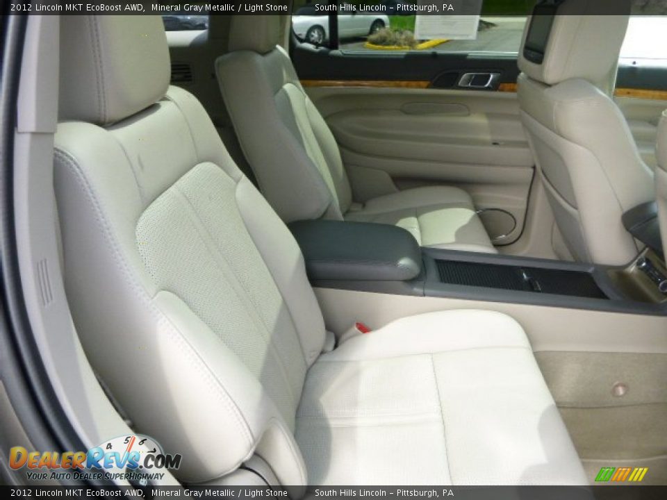 2012 Lincoln MKT EcoBoost AWD Mineral Gray Metallic / Light Stone Photo #12