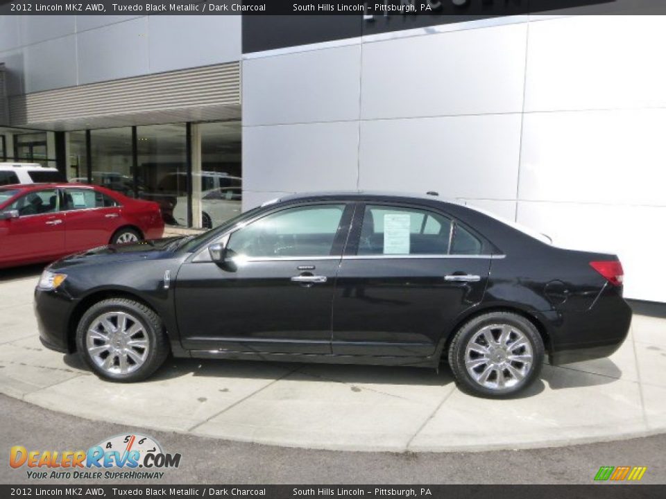 2012 Lincoln MKZ AWD Tuxedo Black Metallic / Dark Charcoal Photo #2