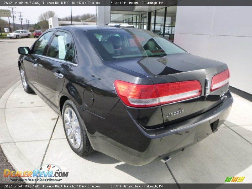 2012 Lincoln MKZ AWD Tuxedo Black Metallic / Dark Charcoal Photo #3