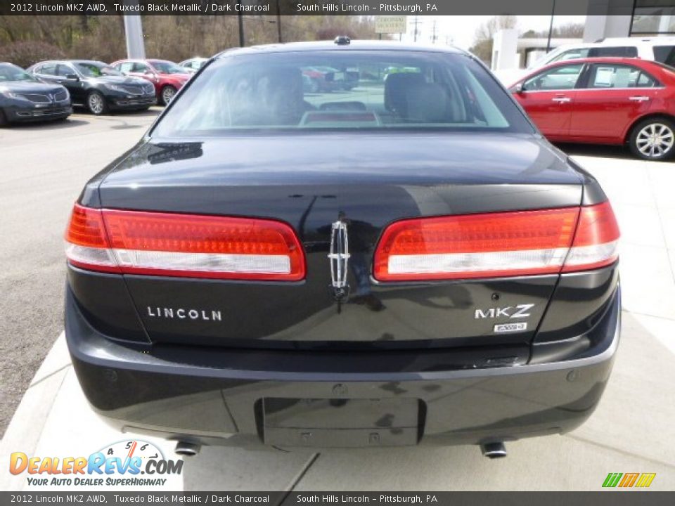 2012 Lincoln MKZ AWD Tuxedo Black Metallic / Dark Charcoal Photo #4