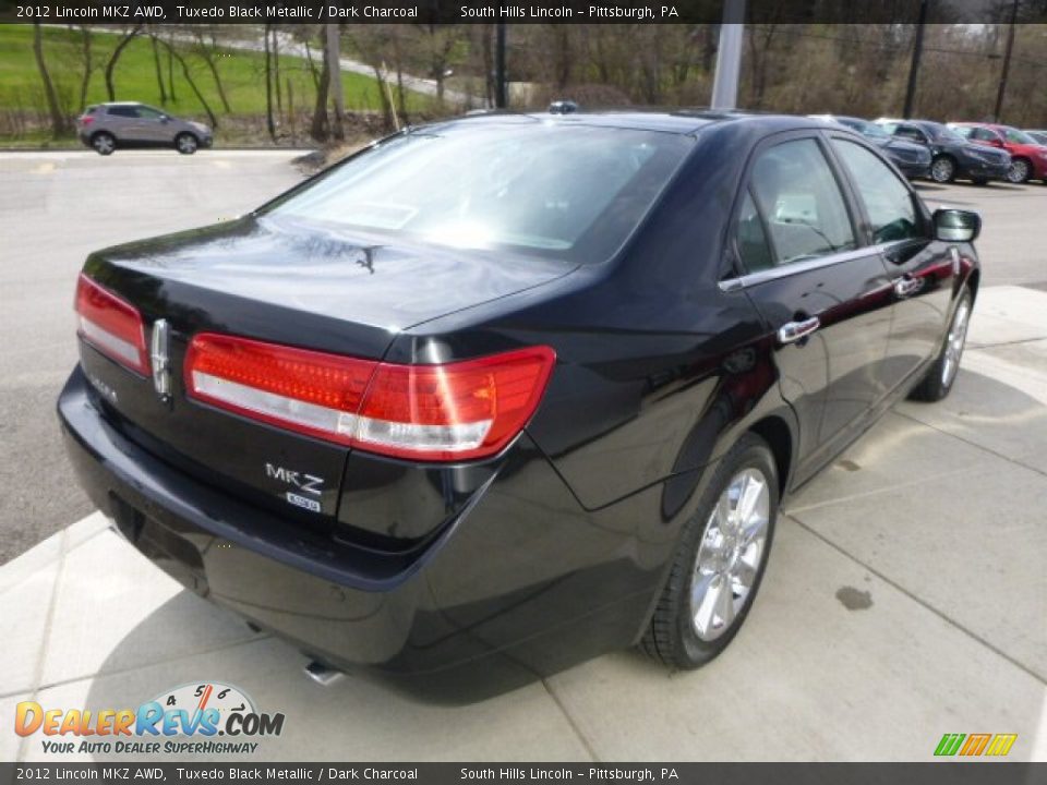2012 Lincoln MKZ AWD Tuxedo Black Metallic / Dark Charcoal Photo #5