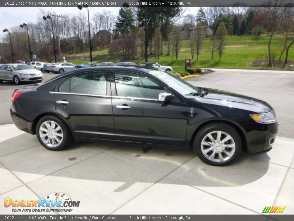 2012 Lincoln MKZ AWD Tuxedo Black Metallic / Dark Charcoal Photo #6