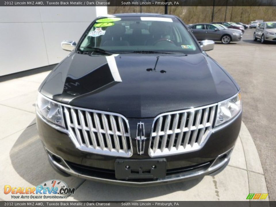 2012 Lincoln MKZ AWD Tuxedo Black Metallic / Dark Charcoal Photo #8