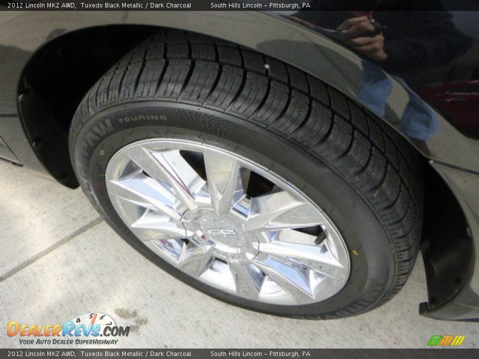 2012 Lincoln MKZ AWD Tuxedo Black Metallic / Dark Charcoal Photo #9