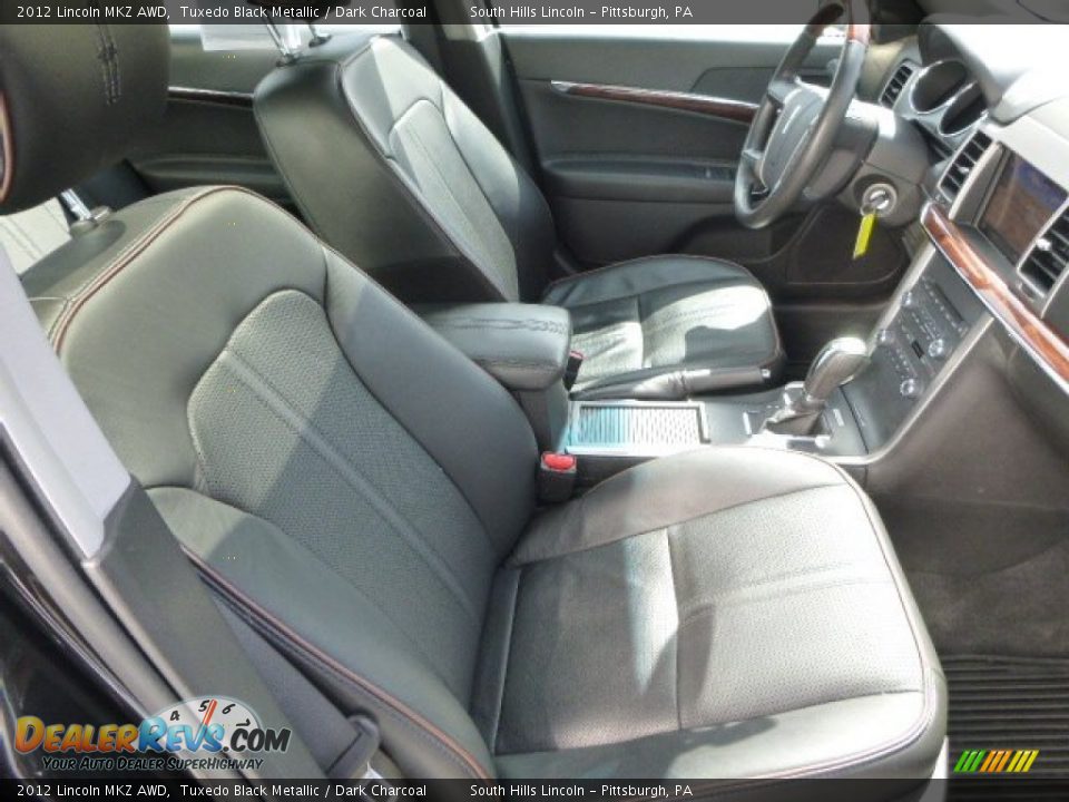 2012 Lincoln MKZ AWD Tuxedo Black Metallic / Dark Charcoal Photo #10