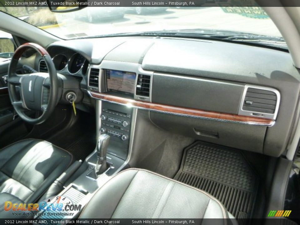 2012 Lincoln MKZ AWD Tuxedo Black Metallic / Dark Charcoal Photo #11