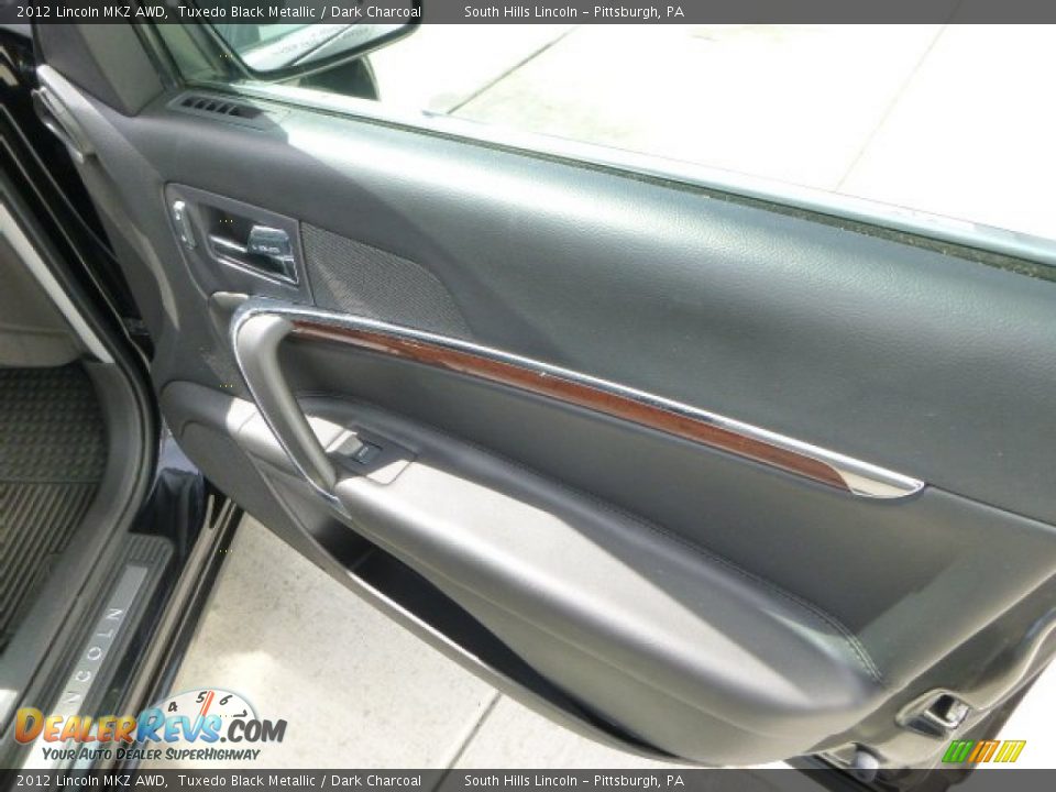 2012 Lincoln MKZ AWD Tuxedo Black Metallic / Dark Charcoal Photo #12