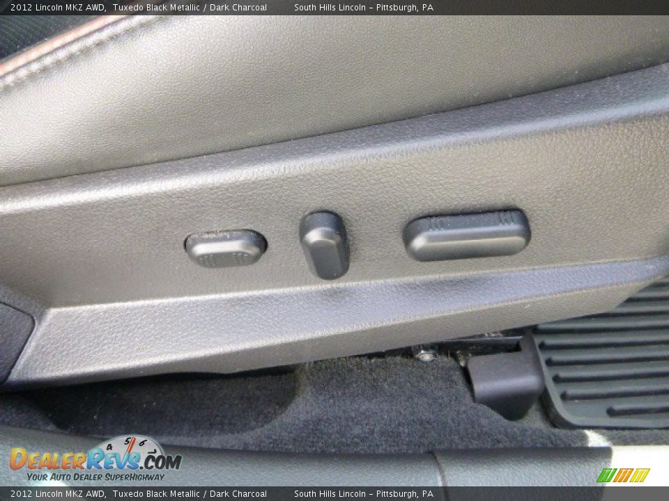 2012 Lincoln MKZ AWD Tuxedo Black Metallic / Dark Charcoal Photo #13