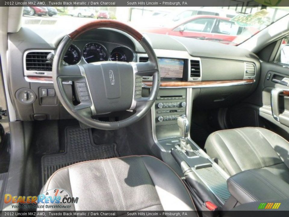 2012 Lincoln MKZ AWD Tuxedo Black Metallic / Dark Charcoal Photo #17