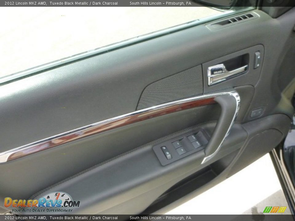 2012 Lincoln MKZ AWD Tuxedo Black Metallic / Dark Charcoal Photo #18