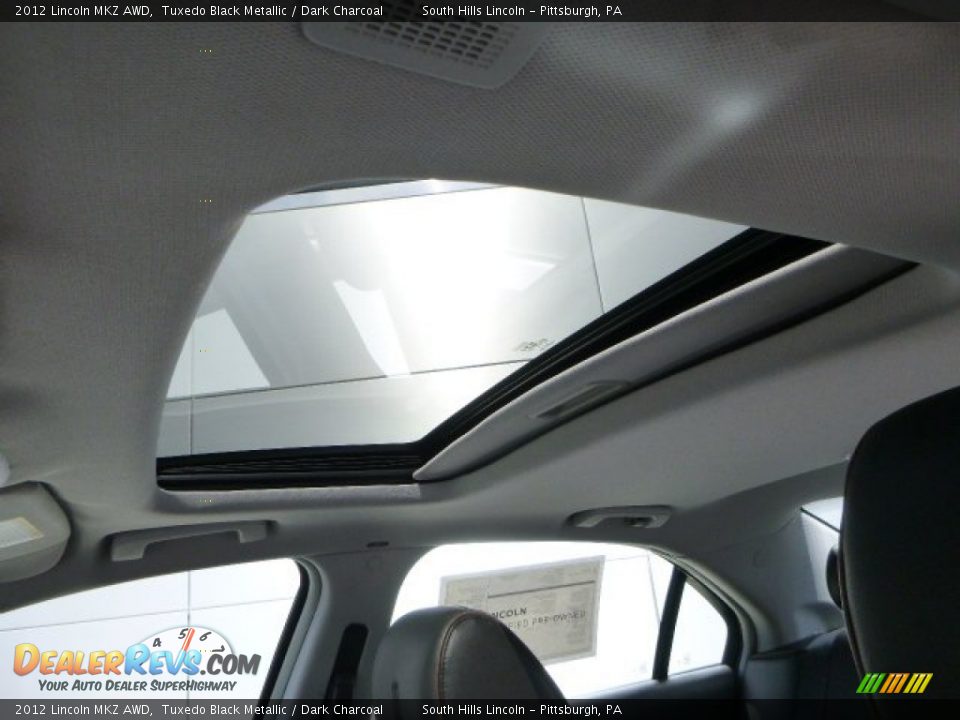 2012 Lincoln MKZ AWD Tuxedo Black Metallic / Dark Charcoal Photo #20