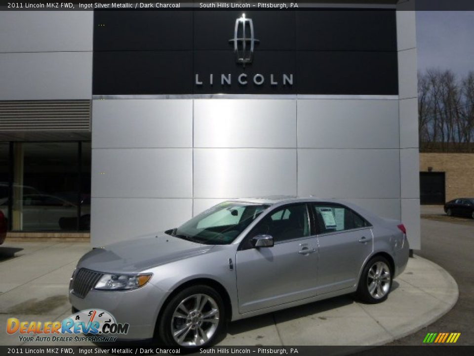 2011 Lincoln MKZ FWD Ingot Silver Metallic / Dark Charcoal Photo #1