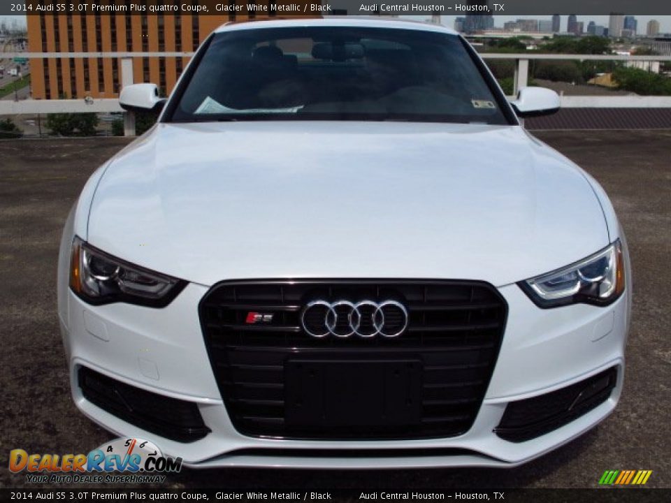 2014 Audi S5 3.0T Premium Plus quattro Coupe Glacier White Metallic / Black Photo #6