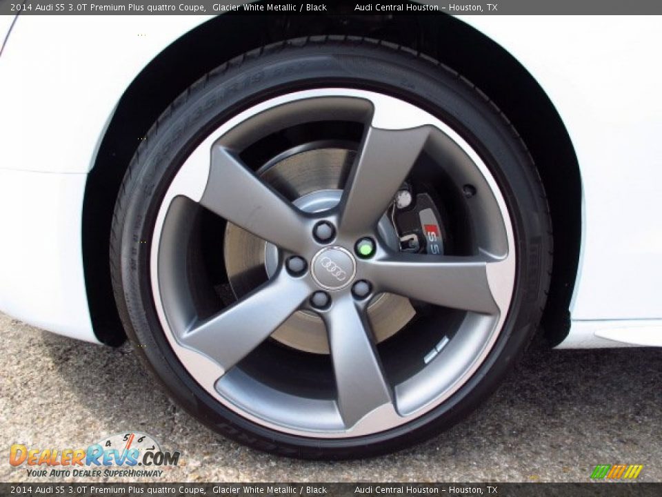 2014 Audi S5 3.0T Premium Plus quattro Coupe Glacier White Metallic / Black Photo #7