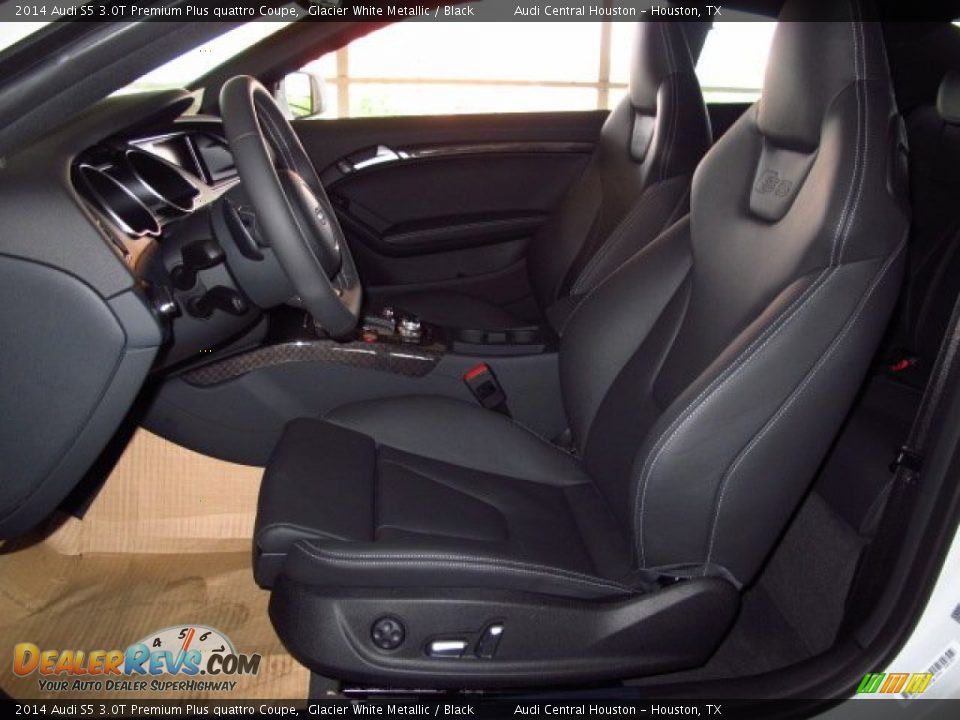 2014 Audi S5 3.0T Premium Plus quattro Coupe Glacier White Metallic / Black Photo #11
