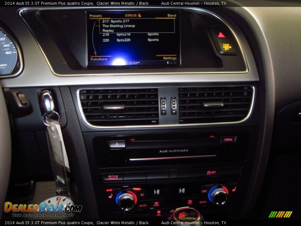 2014 Audi S5 3.0T Premium Plus quattro Coupe Glacier White Metallic / Black Photo #21