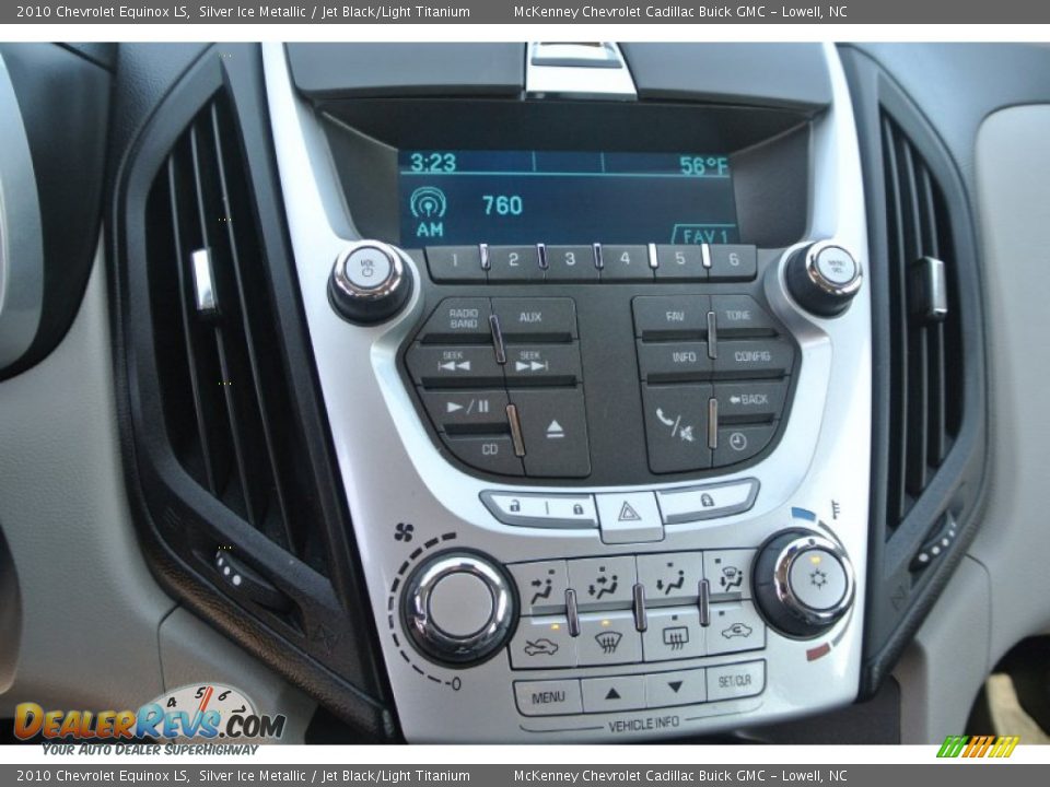 2010 Chevrolet Equinox LS Silver Ice Metallic / Jet Black/Light Titanium Photo #11