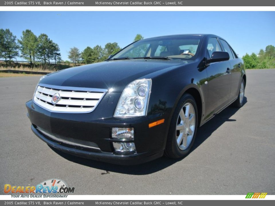 2005 Cadillac STS V8 Black Raven / Cashmere Photo #2