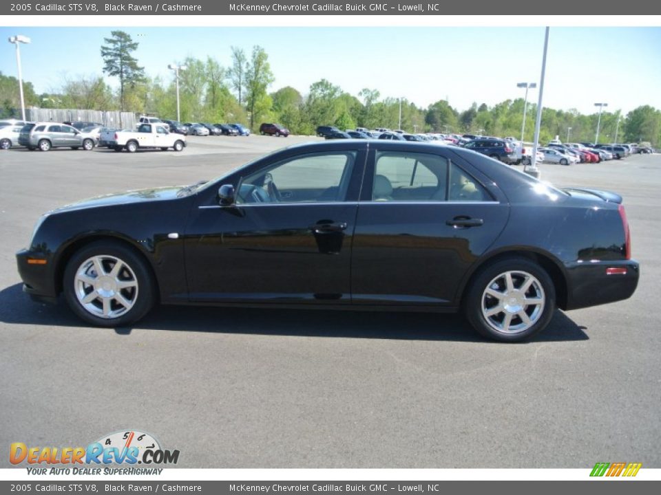 2005 Cadillac STS V8 Black Raven / Cashmere Photo #3