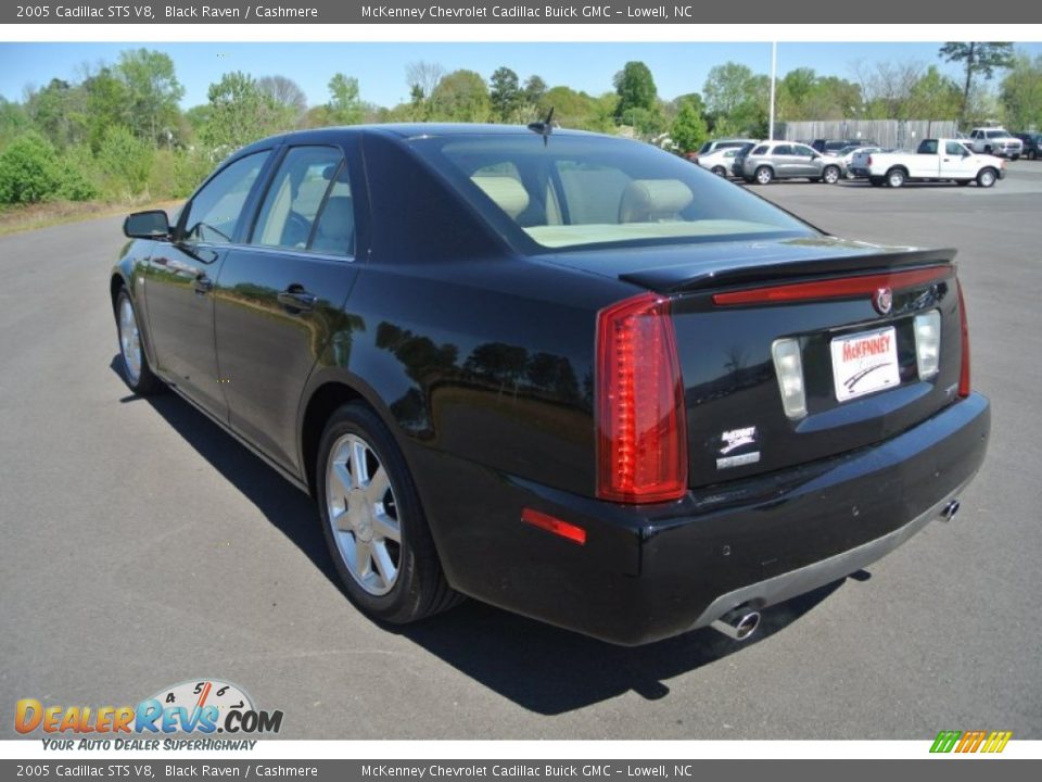 2005 Cadillac STS V8 Black Raven / Cashmere Photo #4