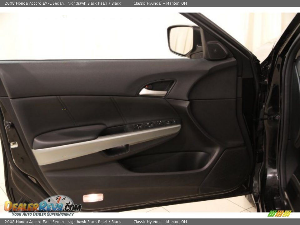 2008 Honda Accord EX-L Sedan Nighthawk Black Pearl / Black Photo #4