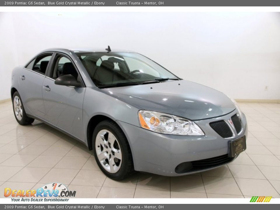 2009 Pontiac G6 Sedan Blue Gold Crystal Metallic / Ebony Photo #1