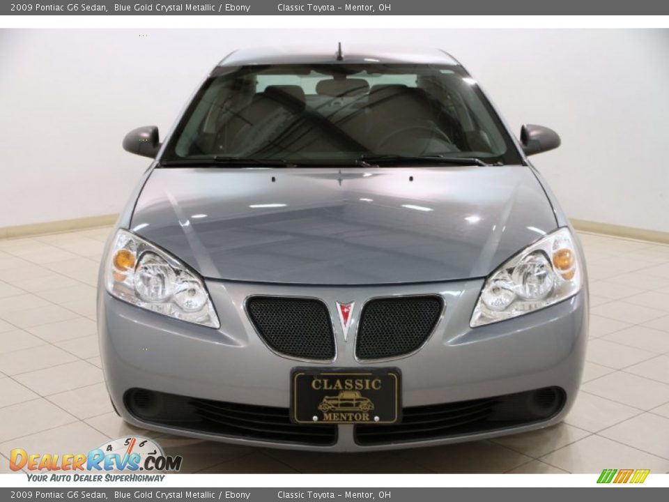 2009 Pontiac G6 Sedan Blue Gold Crystal Metallic / Ebony Photo #2