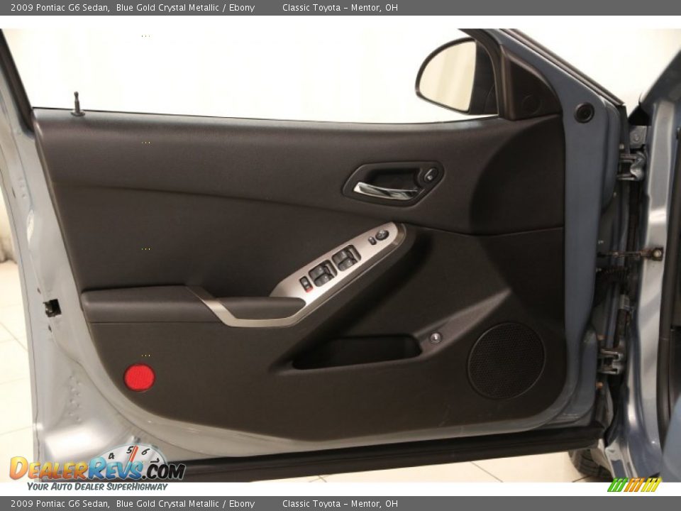 2009 Pontiac G6 Sedan Blue Gold Crystal Metallic / Ebony Photo #4