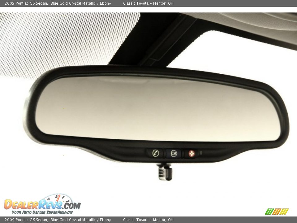 2009 Pontiac G6 Sedan Blue Gold Crystal Metallic / Ebony Photo #8