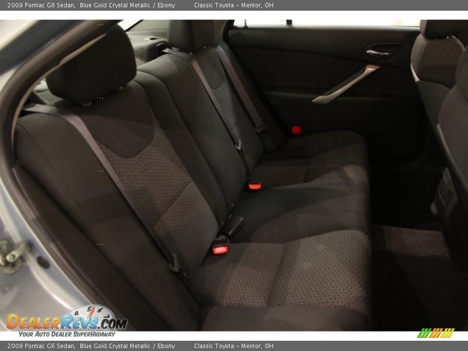 2009 Pontiac G6 Sedan Blue Gold Crystal Metallic / Ebony Photo #12