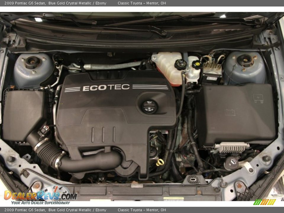 2009 Pontiac G6 Sedan Blue Gold Crystal Metallic / Ebony Photo #15