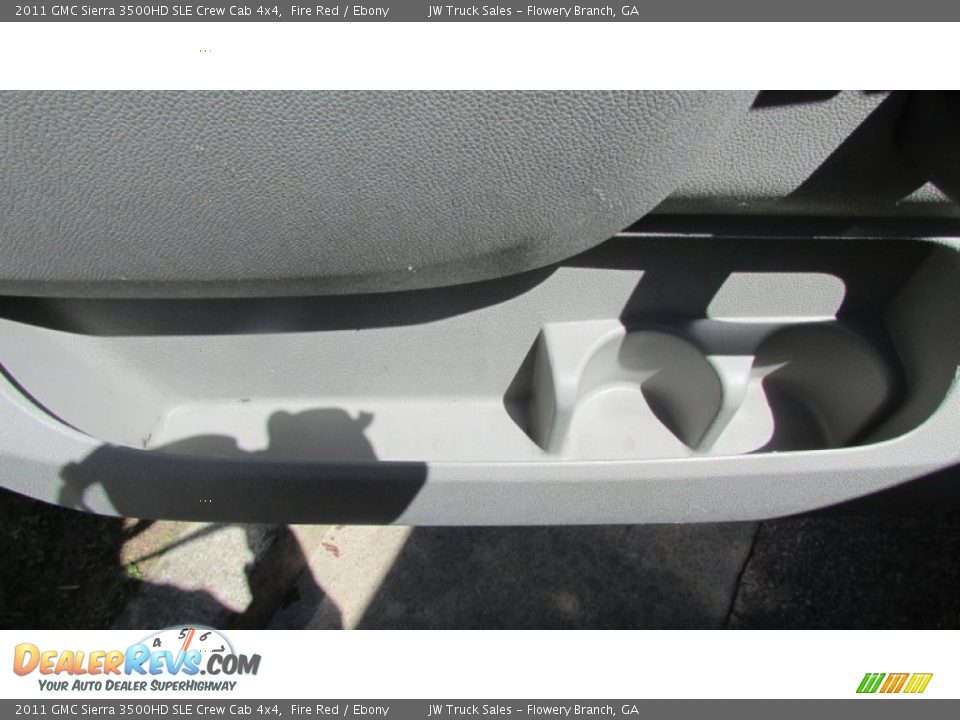 2011 GMC Sierra 3500HD SLE Crew Cab 4x4 Fire Red / Ebony Photo #16