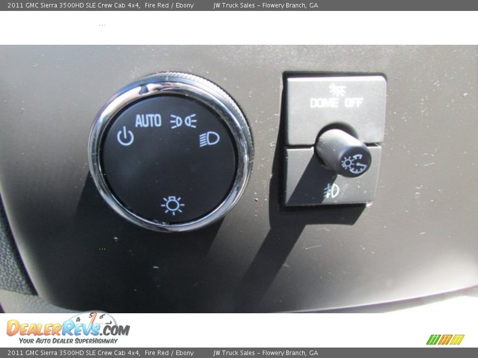 2011 GMC Sierra 3500HD SLE Crew Cab 4x4 Fire Red / Ebony Photo #21