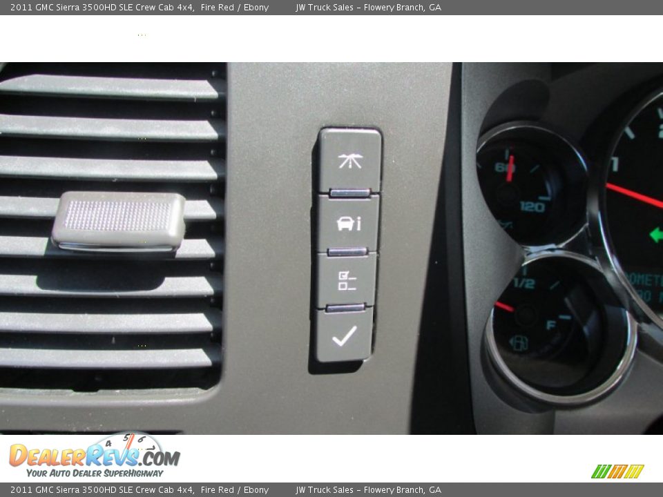 2011 GMC Sierra 3500HD SLE Crew Cab 4x4 Fire Red / Ebony Photo #22