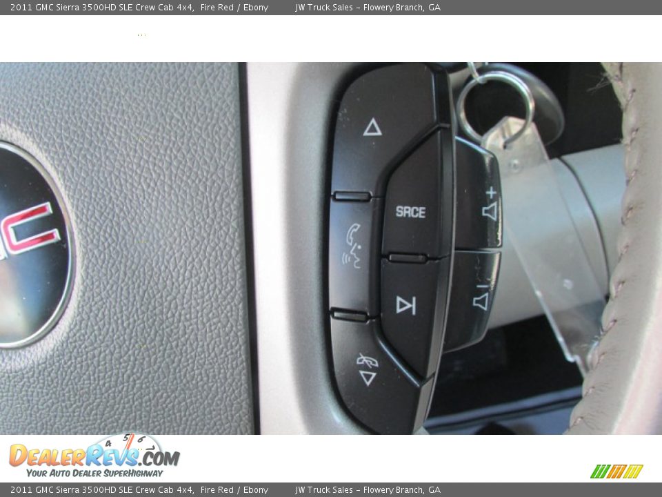 2011 GMC Sierra 3500HD SLE Crew Cab 4x4 Fire Red / Ebony Photo #25