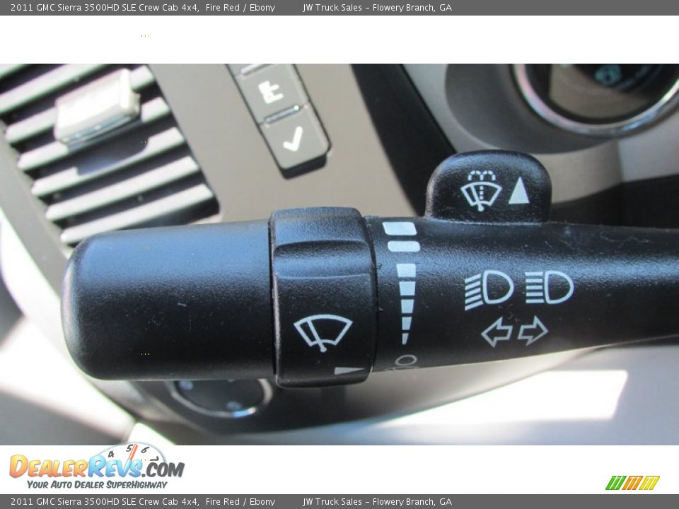 2011 GMC Sierra 3500HD SLE Crew Cab 4x4 Fire Red / Ebony Photo #26