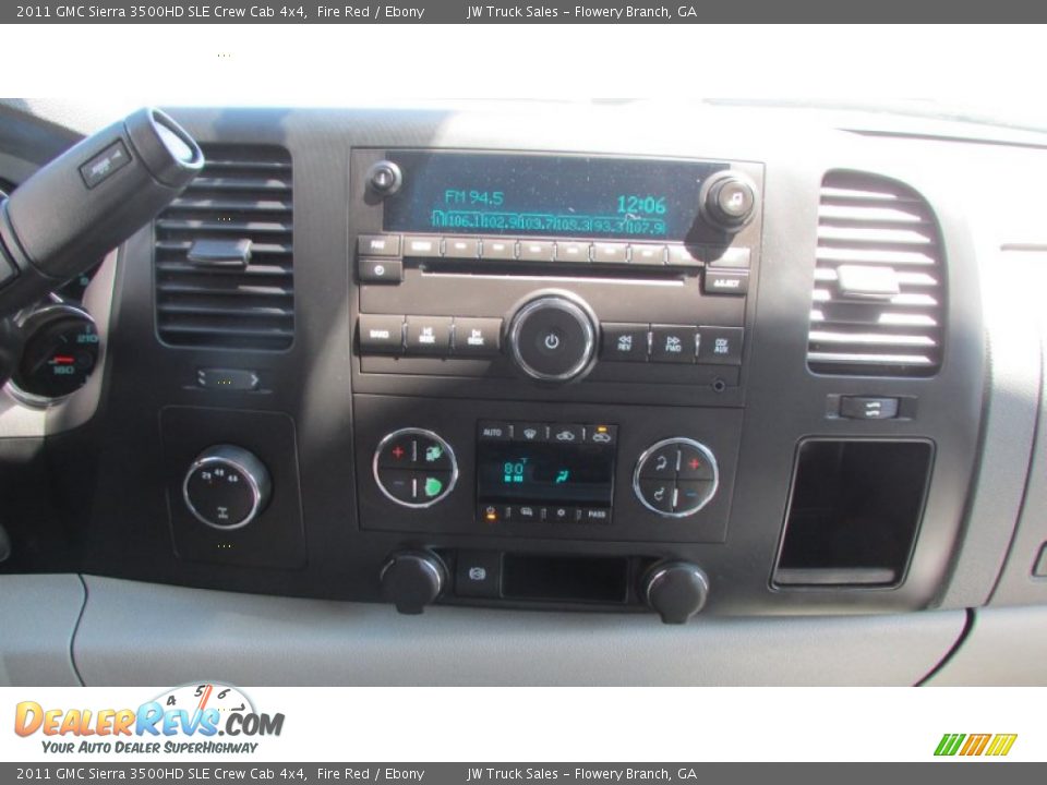 2011 GMC Sierra 3500HD SLE Crew Cab 4x4 Fire Red / Ebony Photo #30
