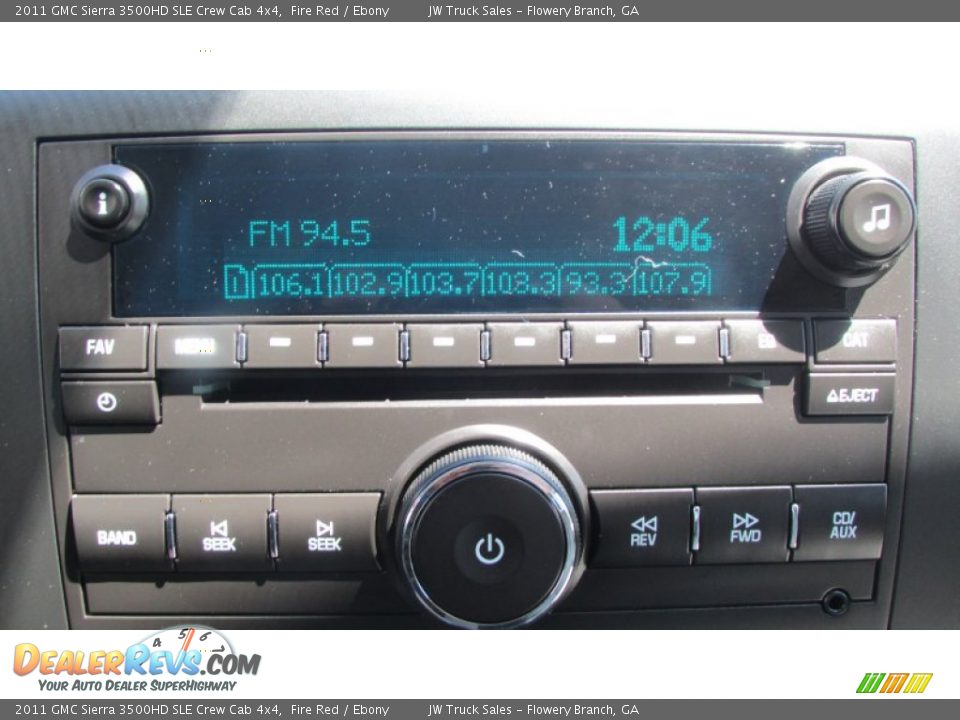 2011 GMC Sierra 3500HD SLE Crew Cab 4x4 Fire Red / Ebony Photo #31