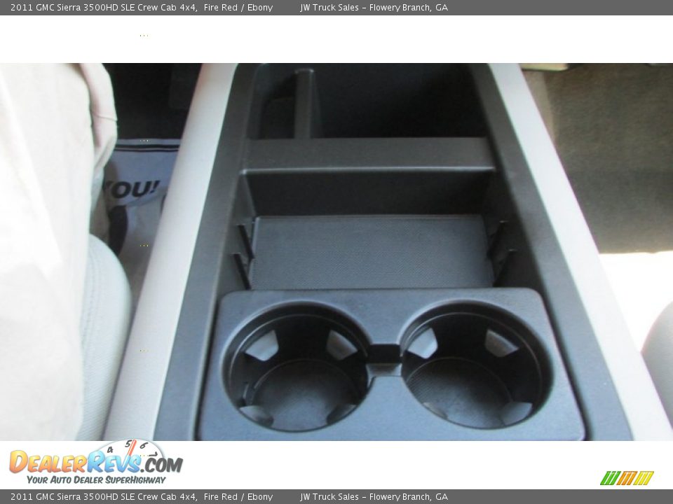 2011 GMC Sierra 3500HD SLE Crew Cab 4x4 Fire Red / Ebony Photo #35