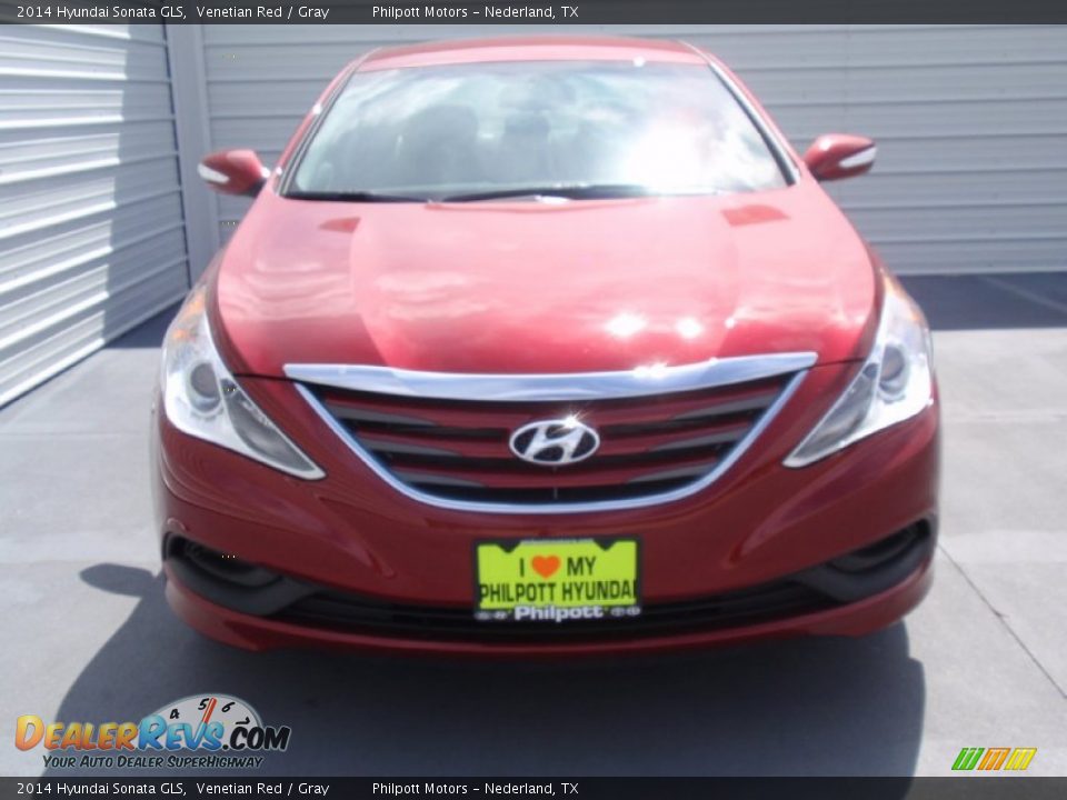 2014 Hyundai Sonata GLS Venetian Red / Gray Photo #8