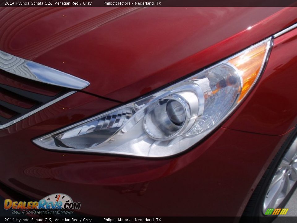 2014 Hyundai Sonata GLS Venetian Red / Gray Photo #9