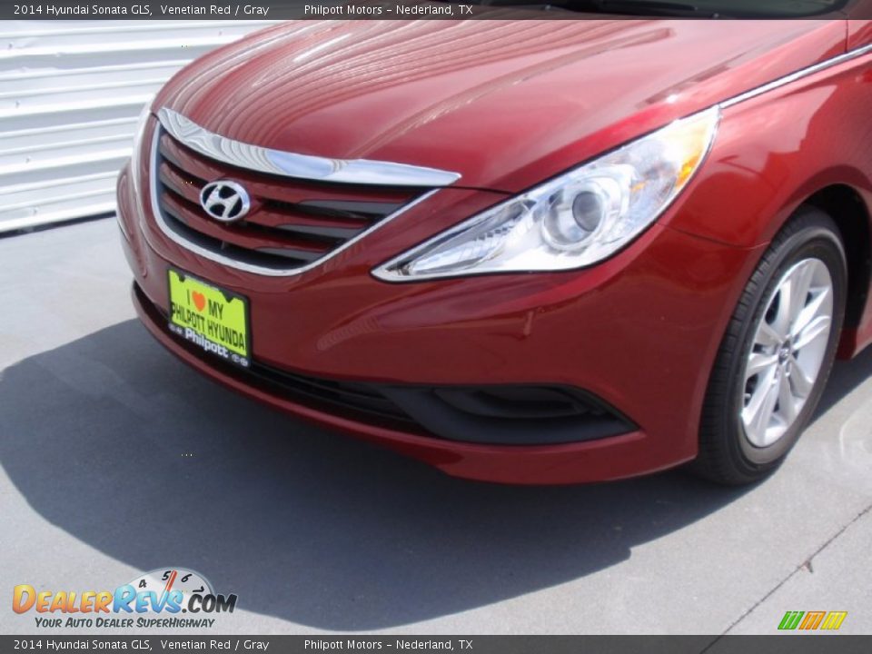2014 Hyundai Sonata GLS Venetian Red / Gray Photo #10