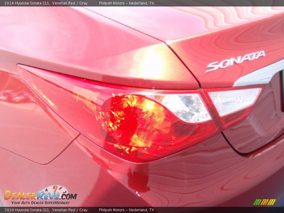 2014 Hyundai Sonata GLS Venetian Red / Gray Photo #12